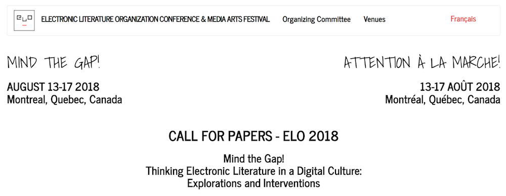 Conferência ELO 2018 em Montreal