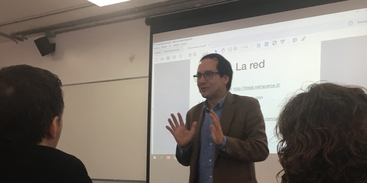 Seminario Leer, Crear, Investigar la Literatura Electrónica Latinoamericana: Primer Día