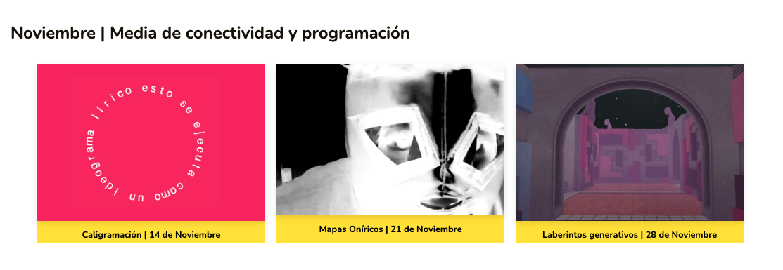 Segunda serie de Ymaquina en Noviembre: Media de conectividad y programación