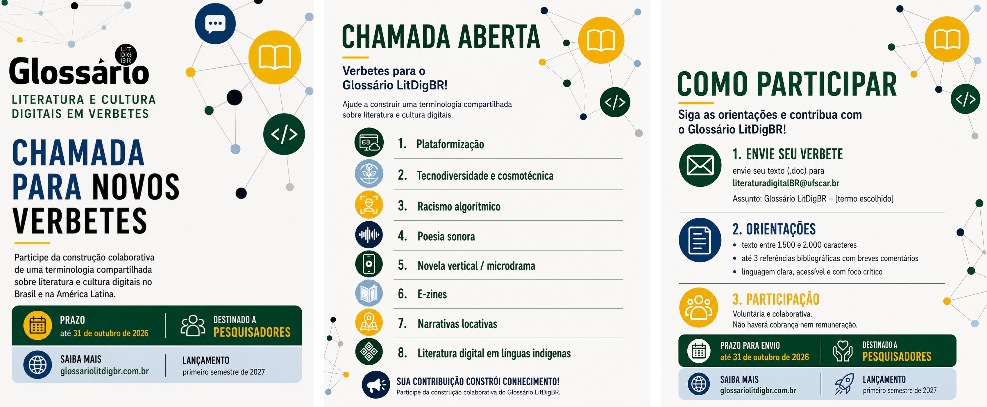 Chamada para publicação – Glossário LitDigBR: Literatura e Cultura Digitais em Verbetes